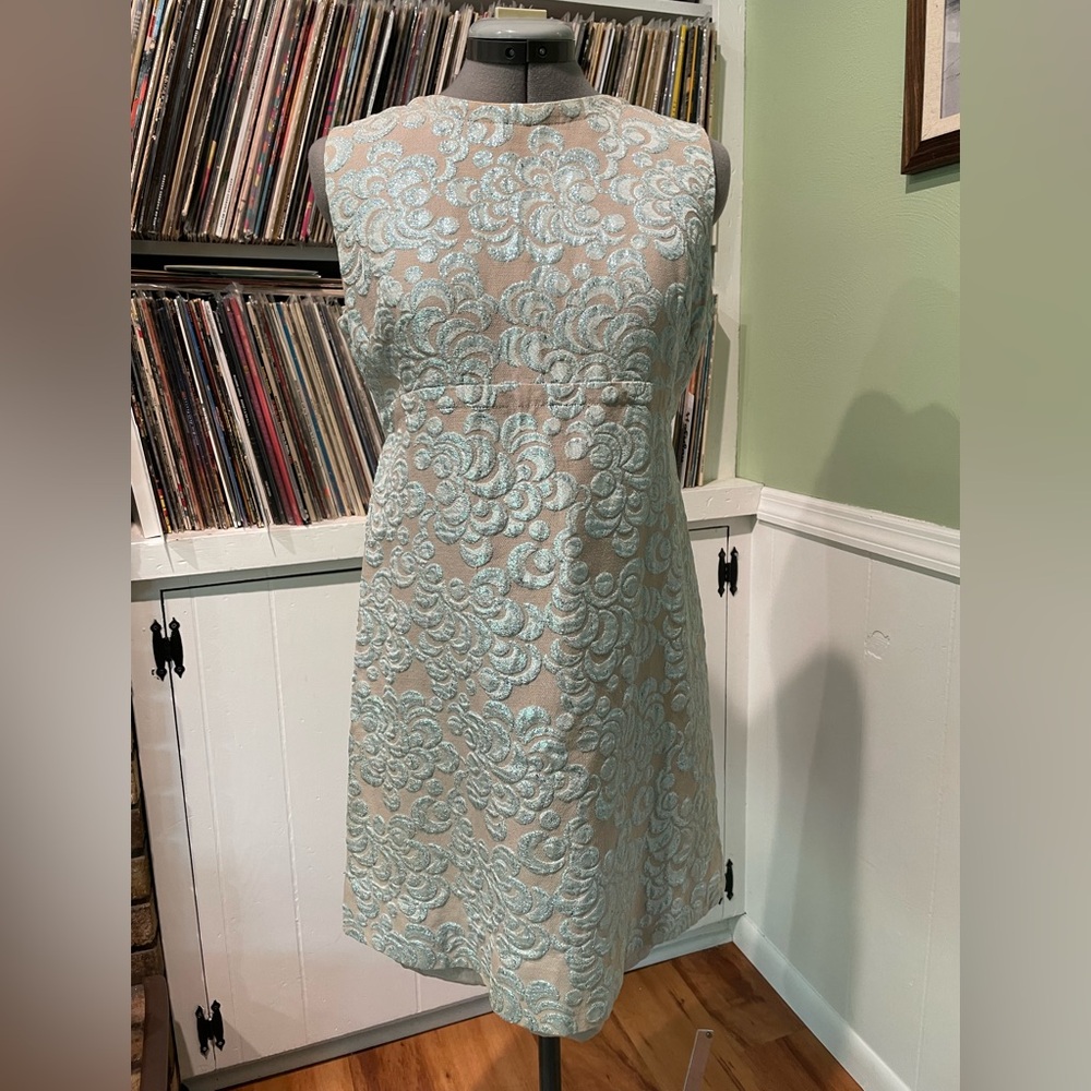 Vintage Tinsel Shift Dress